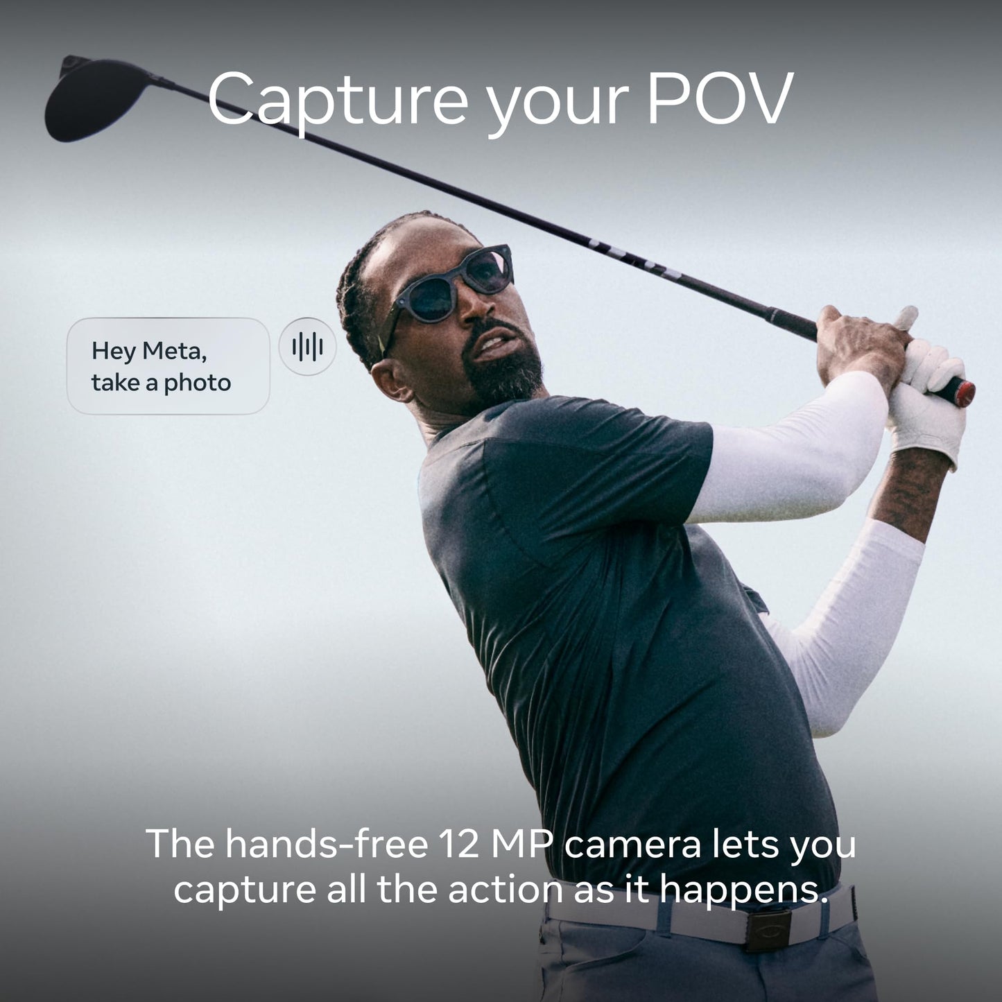 Oakley | Meta HSTN - with Meta AI, Audio, Photo, Video Compatibility - Warm Grey, Prizm™ Ruby